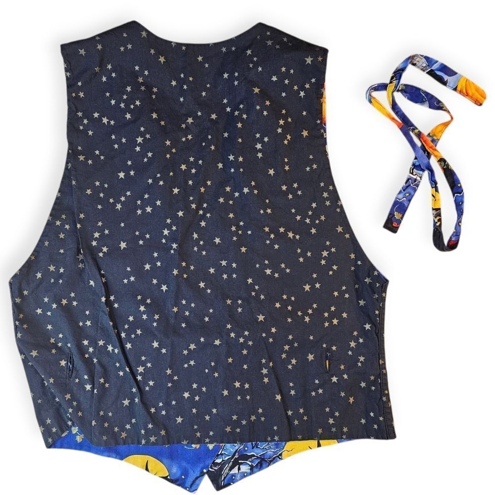 ๐โจโHandmade Vintage Reversible Halloween Vest โ Medium ๐ป - Picture 11 of 14